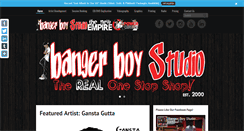 Desktop Screenshot of bangerboystudio.com